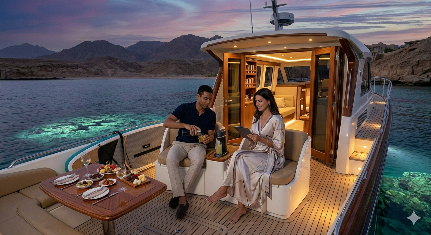 Small Luxury Yacht Rental Egypt