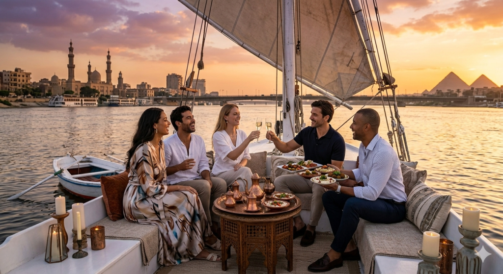 Private Sunset Cruise Cairo Nile