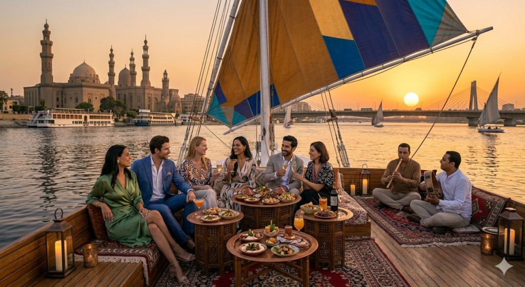 Private Sunsets Cruise Cairo Nile