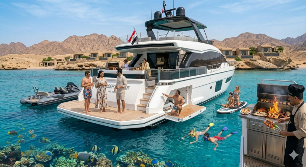 Luxury Yacht With BBQ Egypt