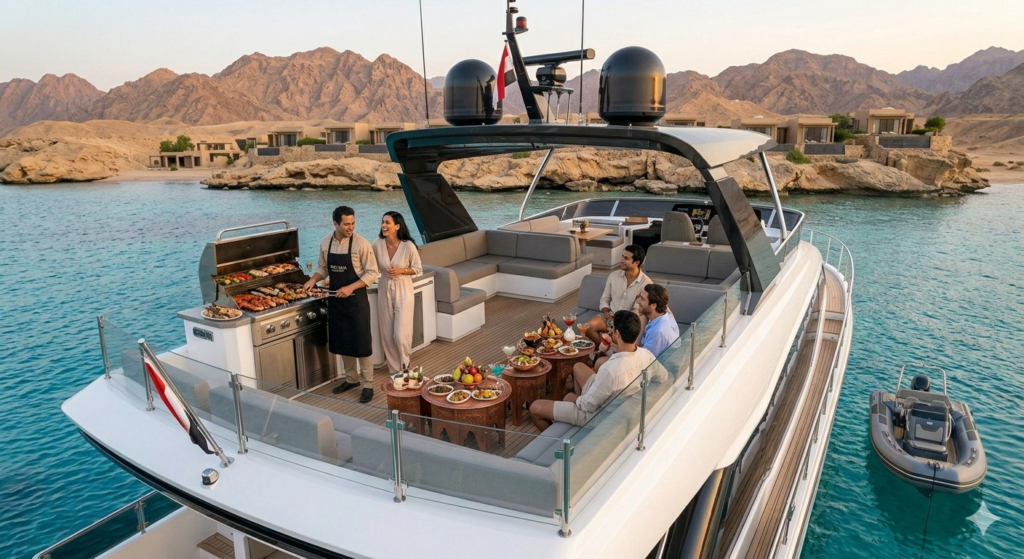 Luxury Yacht With BBQ Egypts