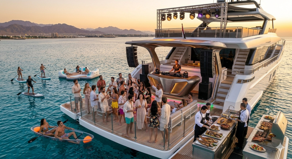 Yacht Rental With DJ In Egypt